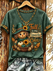 Women's FALL IS MY FAVORITE COLOR short-sleeved T-shirt