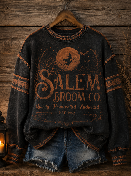 Women's Salem Broom Company Printed Sweatshirt