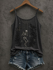 Women's Gothic Skull Tank Top