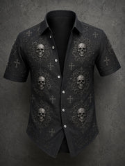 Men's Gothic Skull Shirt