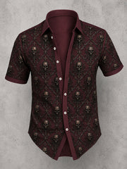 Men's Gothic Skull Shirt