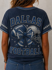 Women's Football Short-sleeved T-shirt
