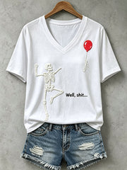 Women's Funny Skull T-Shirt