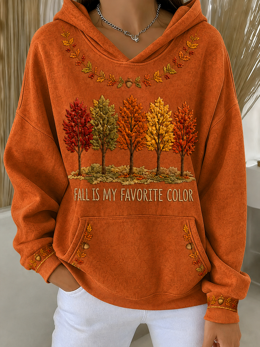 Women's Fall Is My Favorite Color Hoodie