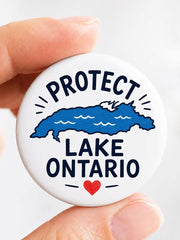 Lake Ontario Floral Casual Brooch