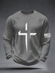 Men's Faith Cross Waffle Top