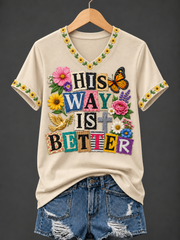 Women's His Way Is Better Short-sleeved T-shirt