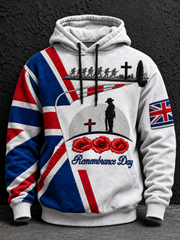 Men's Remembrance Day Lest We Forget Hoodie