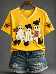 Women's Autumn Animal Series Casual T-shirt