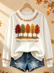 Women's Fall Is My Favorite Color Regular Sweatshirt