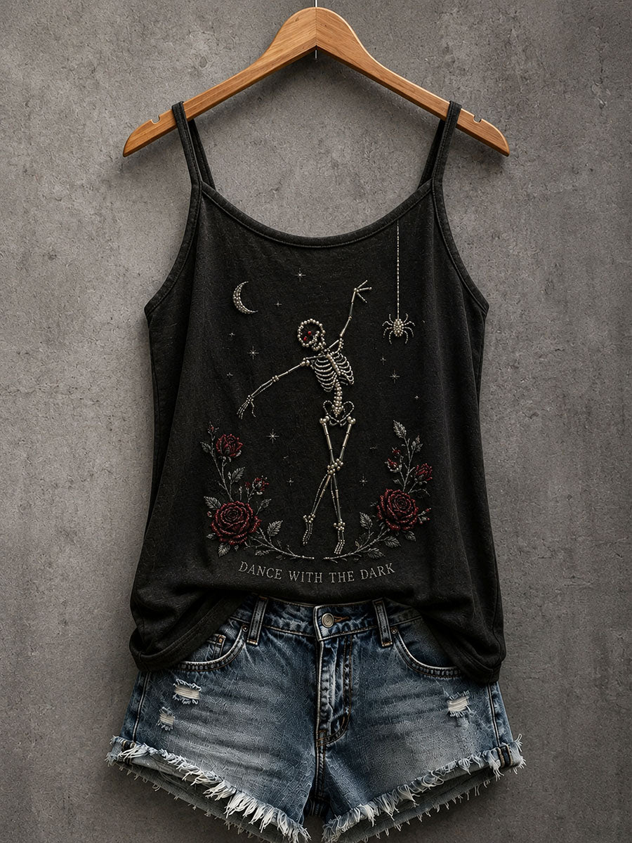 Women's Gothic Skull Tank Top