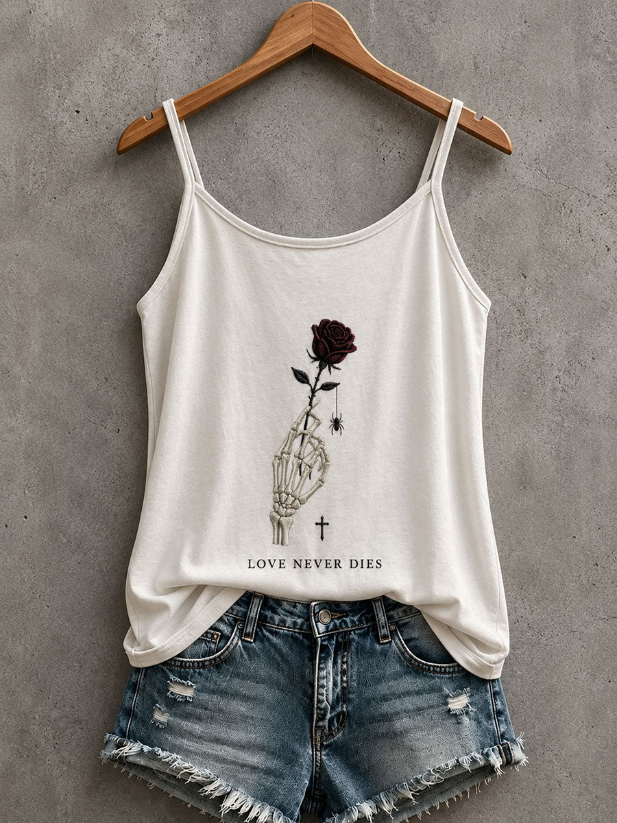 Women's Gothic Rose Tank Top