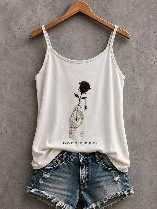 Women's Gothic Rose Tank Top