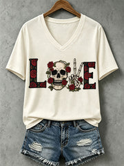 Women's Gothic Skull T-Shirt