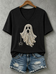 Women's Jewelry Art Ghost T-Shirt
