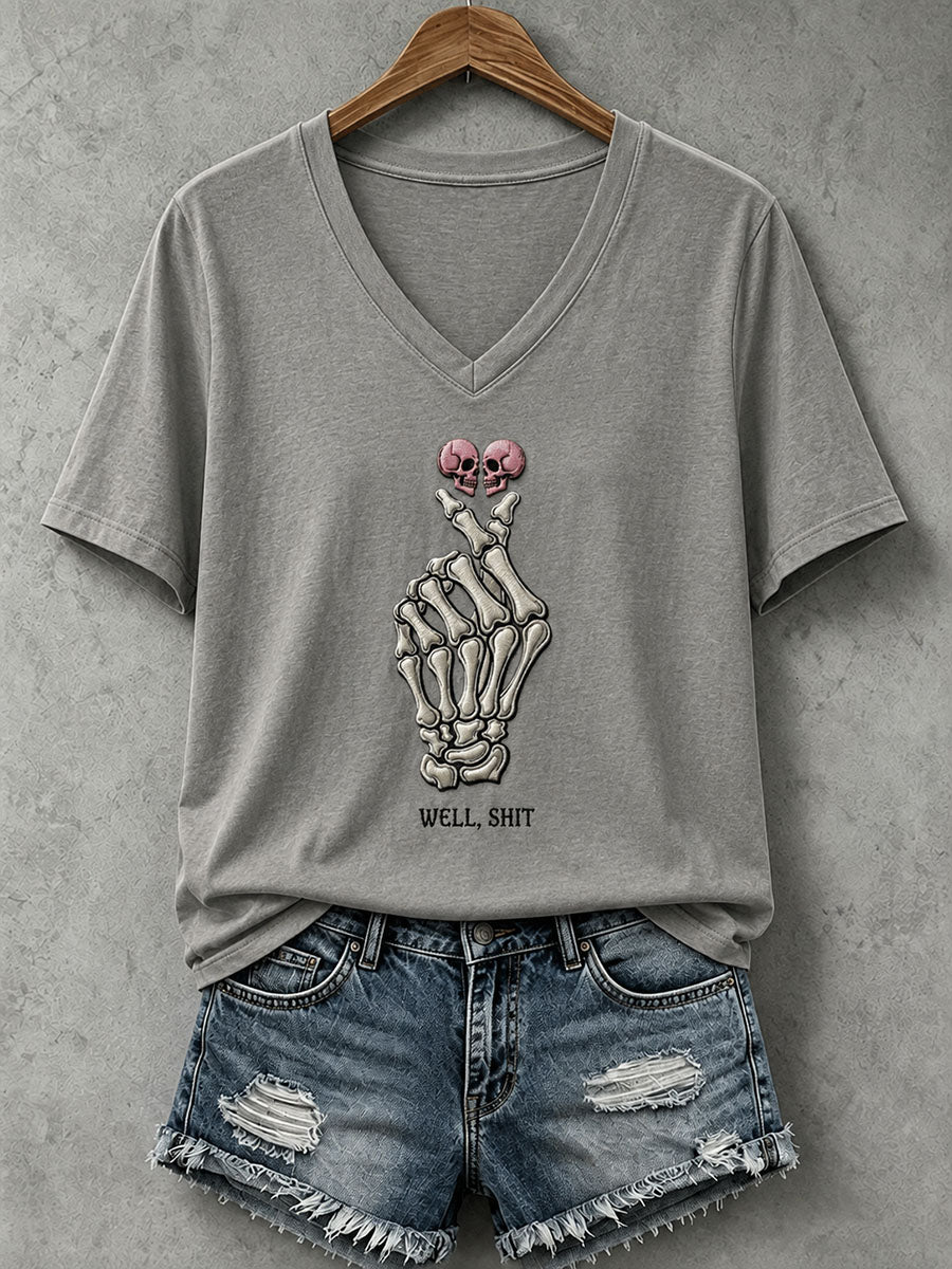 Women's Skull Hand T-Shirt