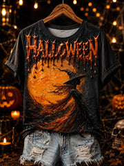 Women's Halloween Witch short-sleeved T-shirt