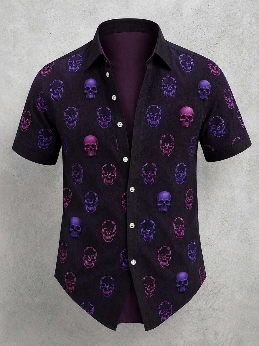Men's Gothic Skull Shirt