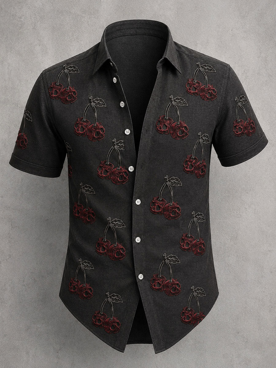 Men's Gothic Skull Shirt