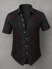 Men's Gothic Rose Shirt