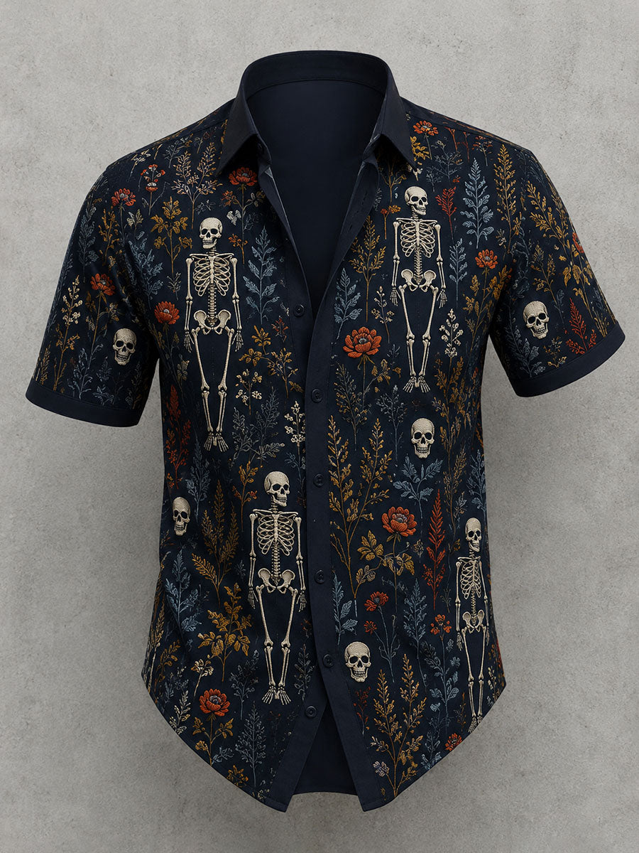 Men's Gothic Skull Shirt