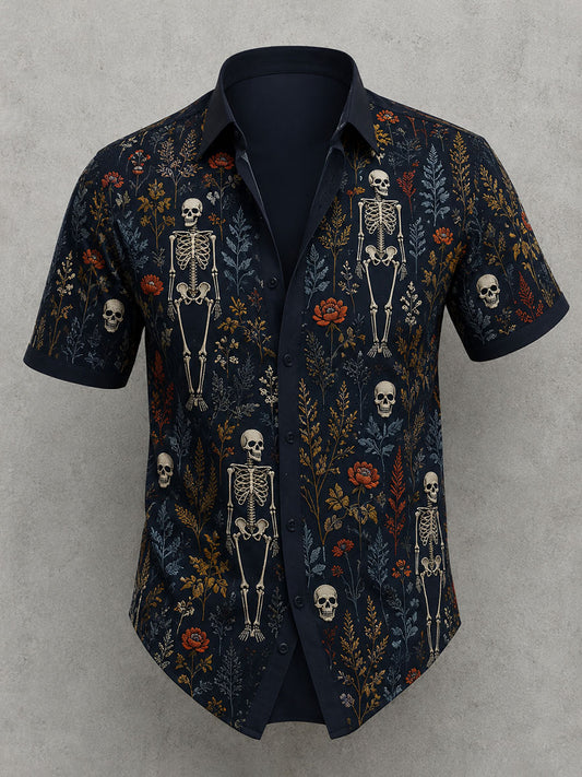 Men's Gothic Skull Shirt