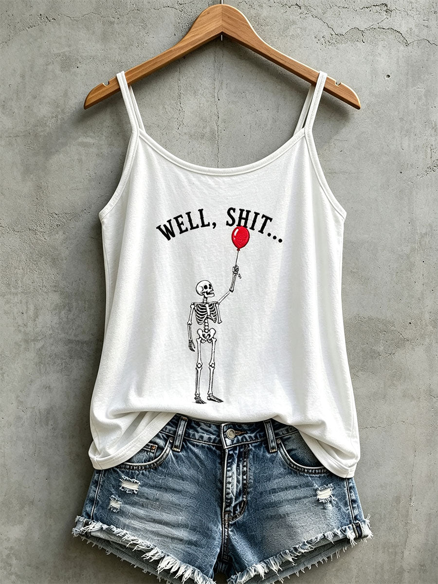 Women's Gothic Skull Tank Top