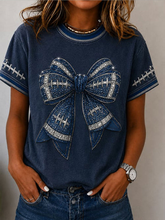 Women's Football Short-sleeved T-shirt