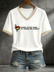 Women's Every Little Thing Is Gonna Be Alright T-shirt