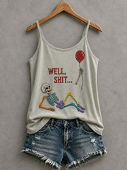 Women's Gothic Skull Tank Top