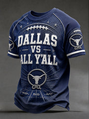 Men's "Dallas vs all y'all" T-shirts