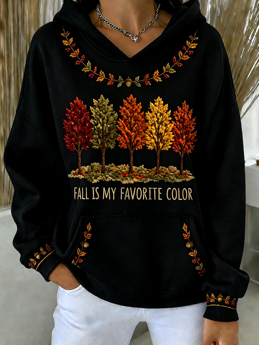 Women's Fall Is My Favorite Color Hoodie