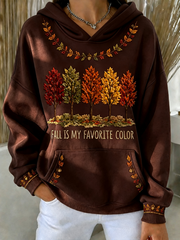 Women's Fall Is My Favorite Color Hoodie