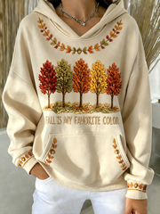 Women's Fall Is My Favorite Color Hoodie