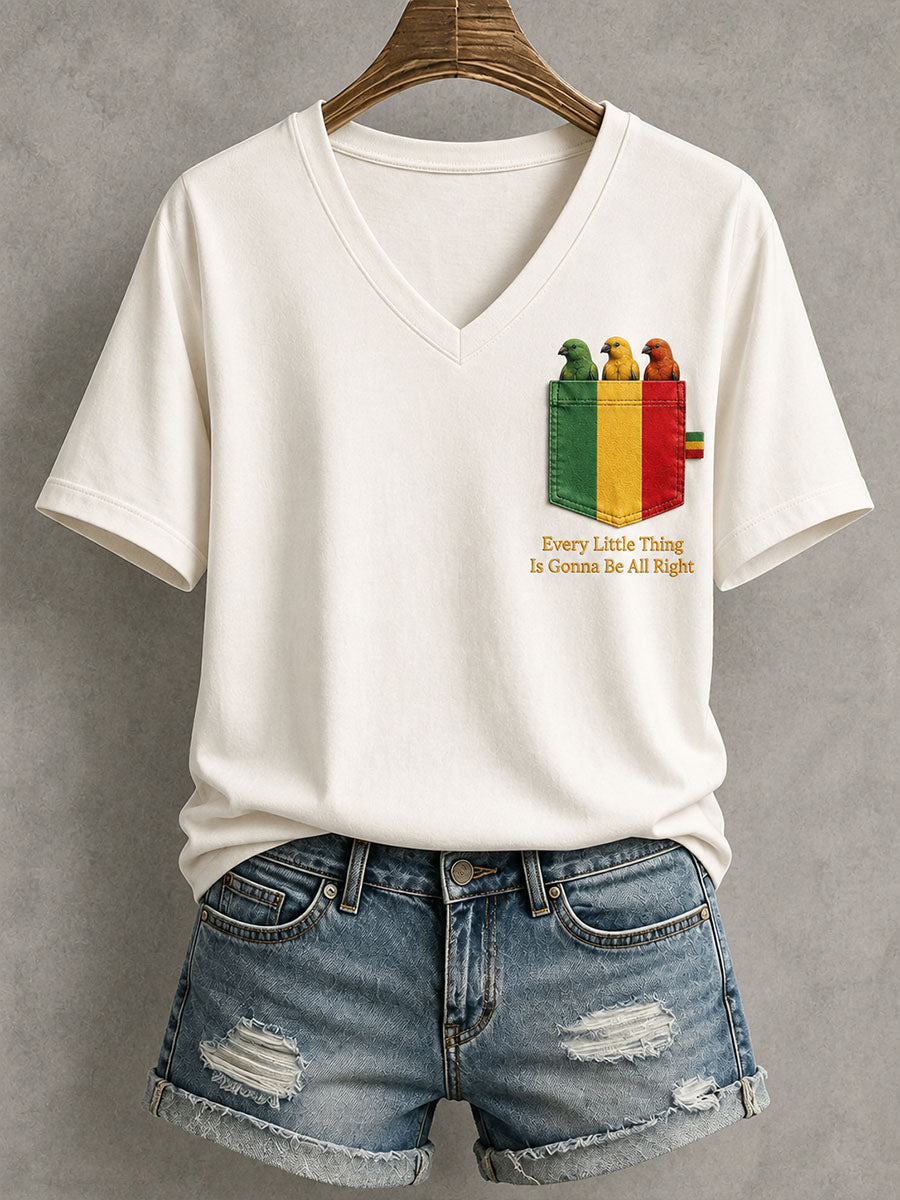 Women's Every Little Thing Is Gonna Be All Right T-Shirt