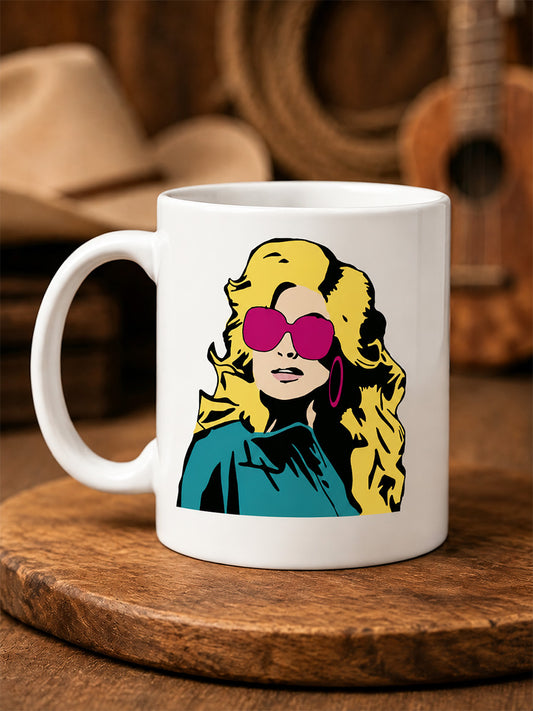 R.I.P Country Music Legend Tribute Print Mug