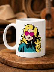 R.I.P Country Music Legend Tribute Print Mug