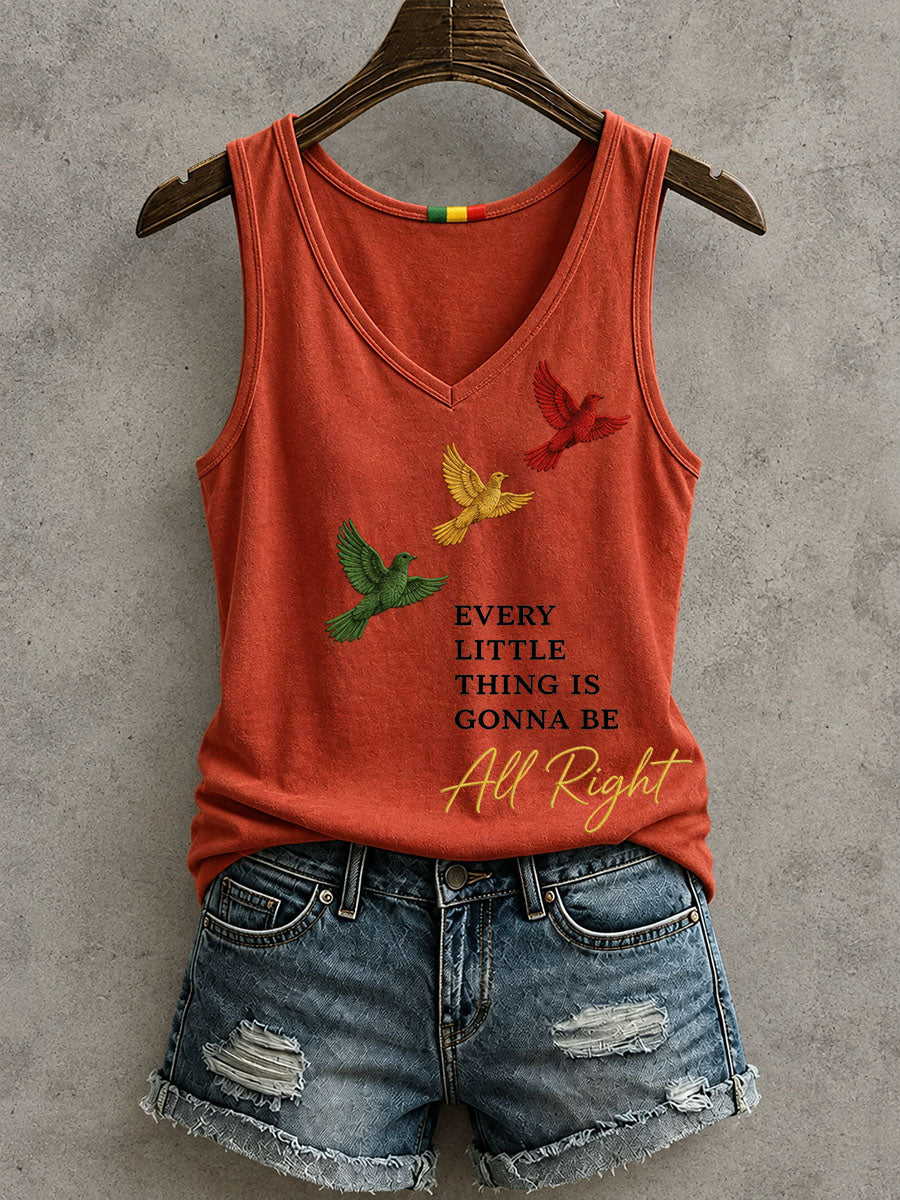 Women's Every Little Thing Is Gonna Be All Right Tank Top