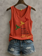 Women's Every Little Thing Is Gonna Be All Right Tank Top