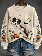 Women's Dog Halloween Regular Sweatshirt