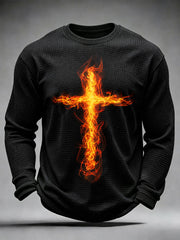 Men's Faith Cross Waffle Top