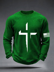 Men's Faith Cross Waffle Top