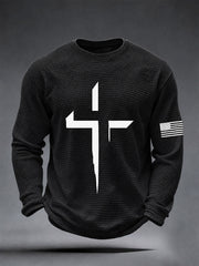 Men's Faith Cross Waffle Top