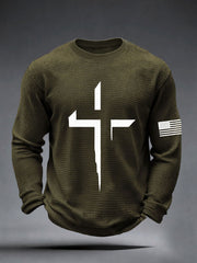 Men's Faith Cross Waffle Top