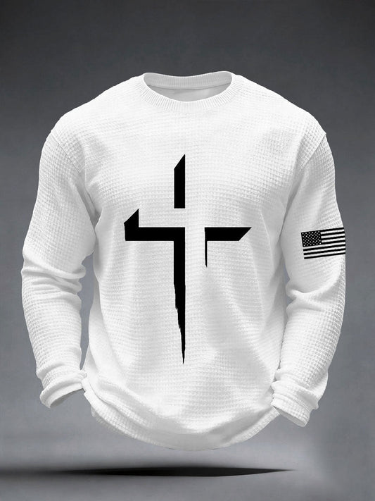 Men's Faith Cross Waffle Top