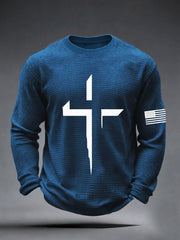 Men's Faith Cross Waffle Top
