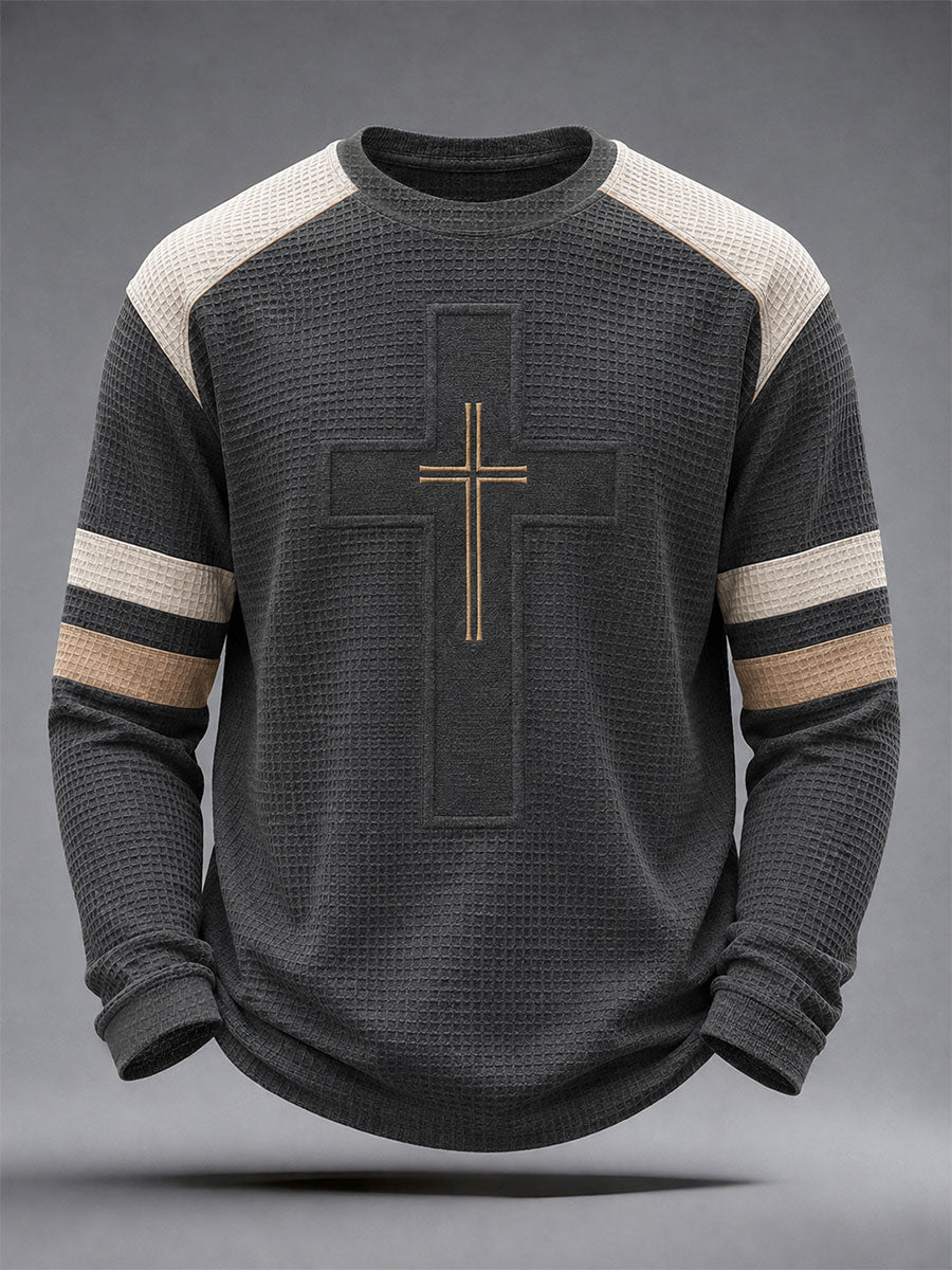 Men's Faith Cross Waffle Top
